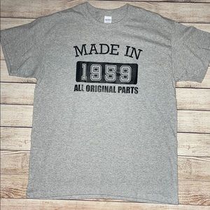 Made in 1959 Gray T-shirt